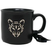 Wholesale - Matte Camper Mug with Debossed Leopard Face on Outside Nicole Miller Nicole Miller C/P 36, UPC: 195010112659